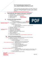 Political AND International LAW: I. Preliminary Provisions and Basic Concepts