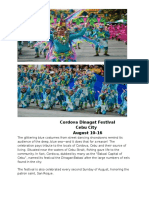 Cordova Dinagat Festival Cebu City August 10-16