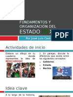 Fundamentos y Organización Del Estado Mexicano