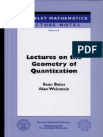 (Berkeley Mathematical Lecture Notes - Vol 8 BMLN - 8) Sean Bates, Alan Weinstein - Lectures On The Geometry of Quantization-American Mathematical Society (1997) PDF