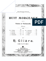 Huit Morceaux by R. Gliere 