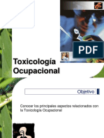 Toxicología Ocupacional: Clasificación y Efectos Tóxicos