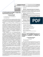Prorrogan Estado de Emergencia Declarado en Las Provincias D Decreto Supremo N 020 2016 PCM 1360377 1 PDF