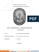 TURBOMAQUINAS , TURBINAS HIDRAULICAS - Informe Final.pdf