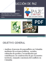 Posconflicto y Construcción de Paz