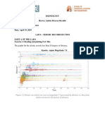 Seismology Harvey Andrés Reascos Recalde Professor: Phd. Anna Foster Date: April 19, 2019