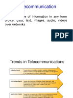 Telecommunication: The Exchange of Information in Any Form (Voice, Data, Text, Images, Audio, Video) Over Networks
