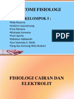 Anatomi Fisiologi PPT CAIRAN DAN ELEKTROLIT