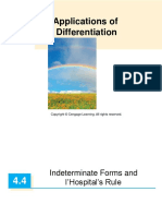 Application of Differentiation
