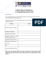 Reimbursement Form