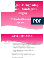 Sejarah Indonesia-PERJUANGAN MENGHADAPI ANCAMAN DISINTEGRASI BANGSA