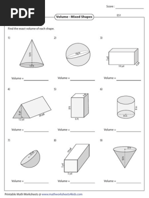 mixed shapes easy 1 pdf