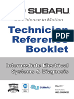 SUBARU Technician Reference Booklet: Intermediate Electrical Systems and Diagnosis