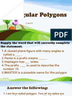 Regular Polygons