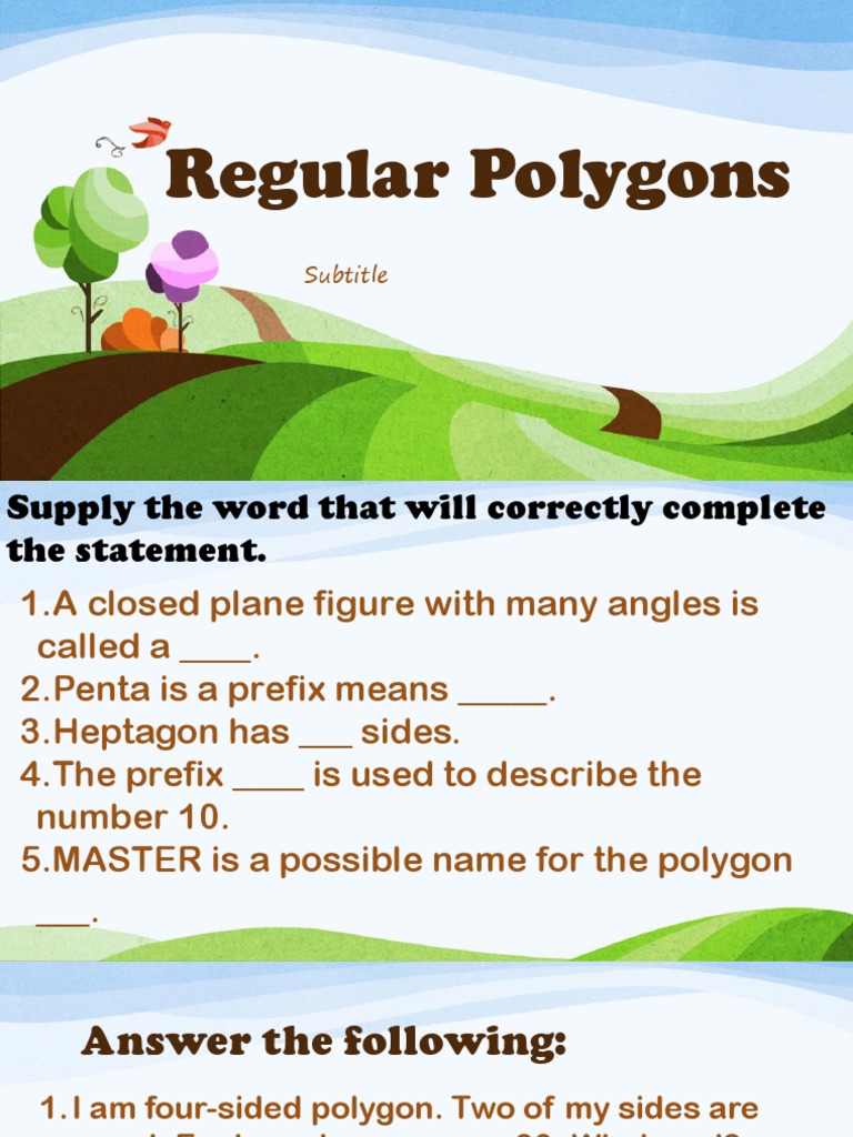 Understanding Regular Polygons | PDF