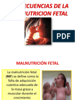  Consecuencias de La Malnutricion Fetal