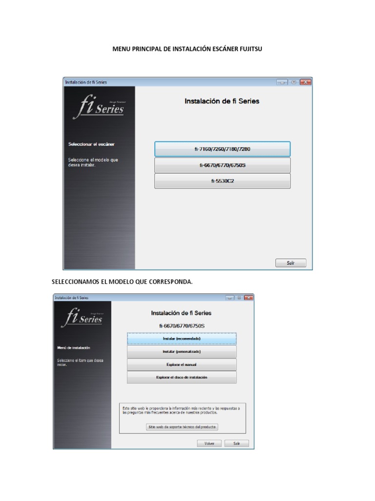 Instalación y Configuración de PaperStream | PDF | Negocios | Informática