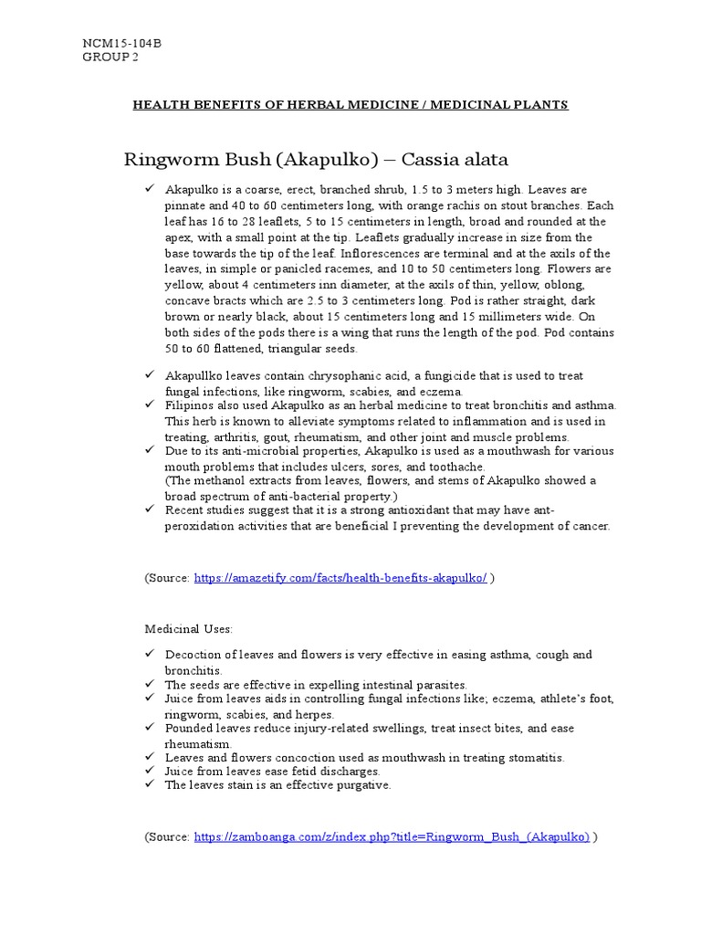 Health Benefits of Herbal Medicine PDF Adverse Effect Allergy