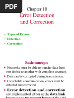 Error Detection and Correction