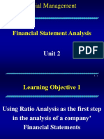 FM Unit 2 Lecture - Financial Statement Analysis