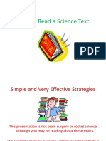 How To Read A Science Text