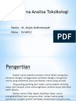 Reaksi Warna Analisa Toksikologi