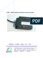 A30t U Type C Type Photoemission Switch For Lift and Elevator User Manual 2009