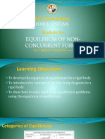 Module-6 Equilibrium of Non-Concurrent Forces