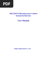 ME-LIFT-P Microprocessor Control User Manual 20071226 PDF