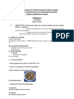 Lesson Exemplar On Contextualizing Science Lesson Across The Curriculum in Culture-Based Teaching Lubang Elementary School Science 6