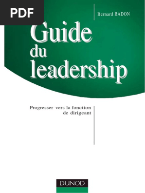 guide du leadership progresser vers la fonction pdf assistant personnel numerique direction