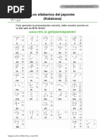 Nociones Basicas Del Idioma Japones Pdf Pdf Kanji Escritura