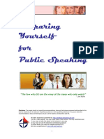 Preparation Public Speaking PDF