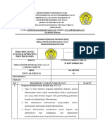 Mekanisme pinjam alat laboratorium Poltekkes Palu