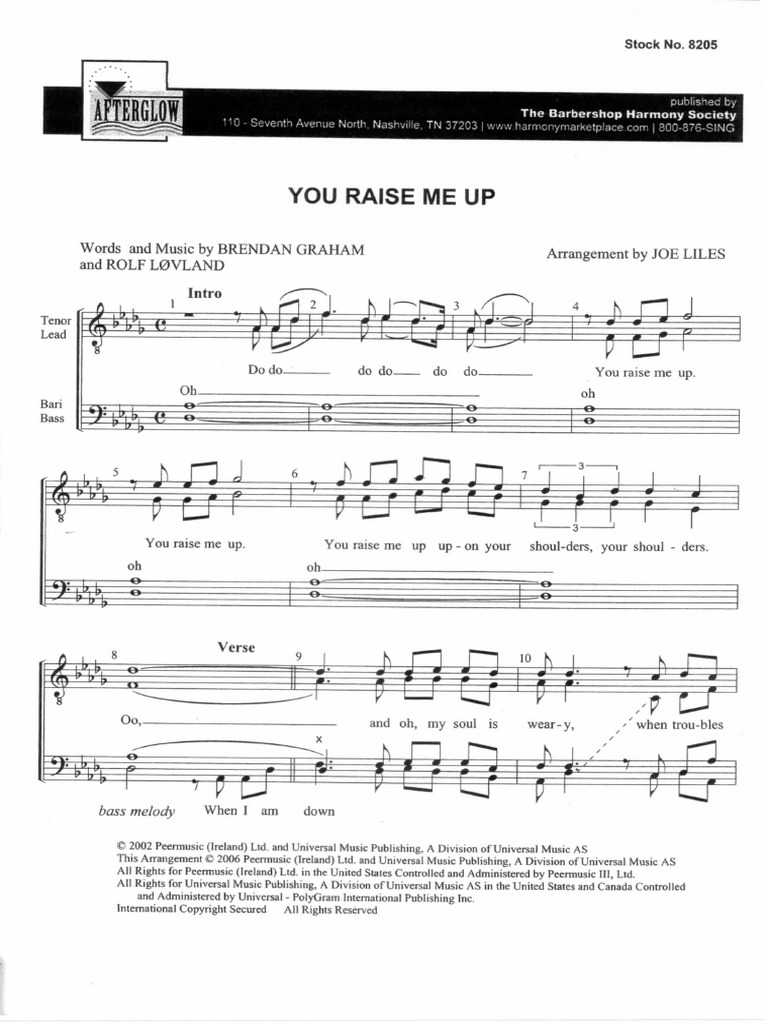 You Raise Me Up
