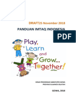 Draft Panduan Imtaq Indonesia - 25 November 2018