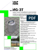 CMG-3T: Weak Motion Broadband Seismometer
