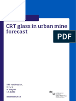 CRT Glass in Urban Mine Forecast