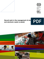 Decent Work in The Management of Electrical and Electronic Waste (E-Waste)