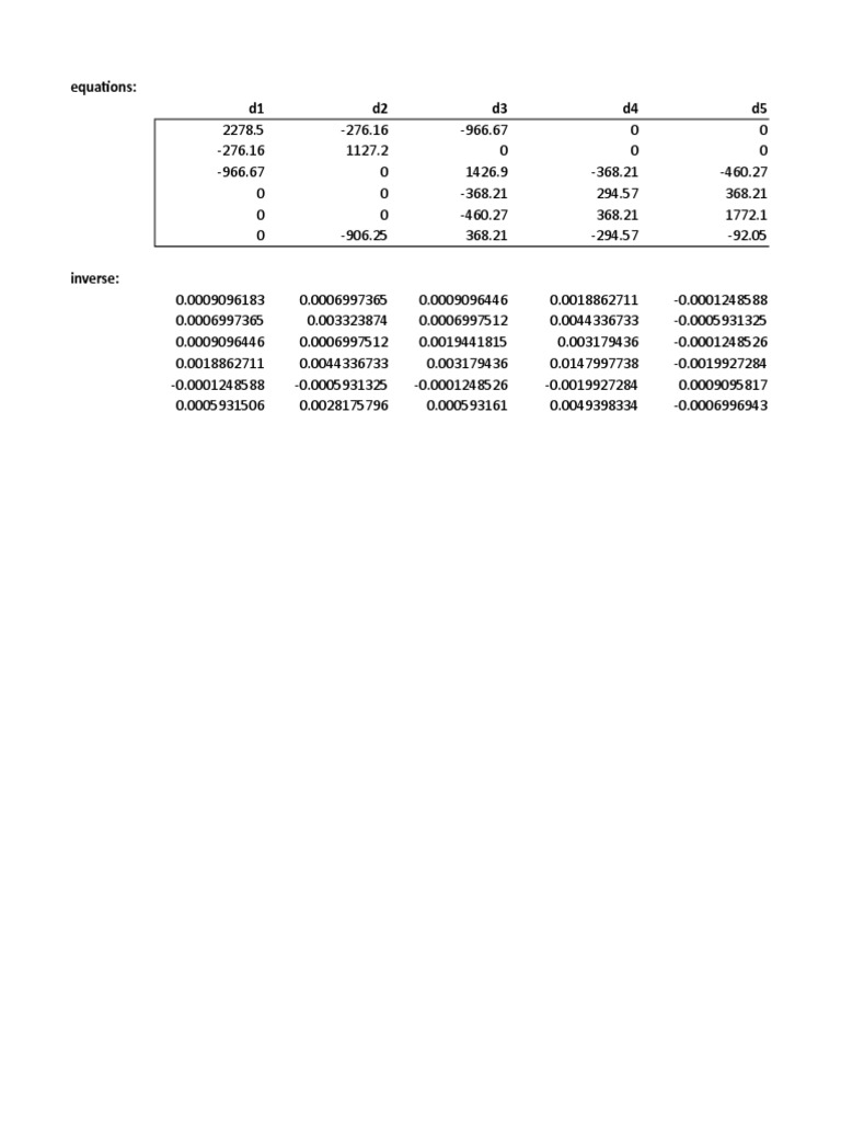 Equations: d1 d2 d3 d4 d5 | PDF