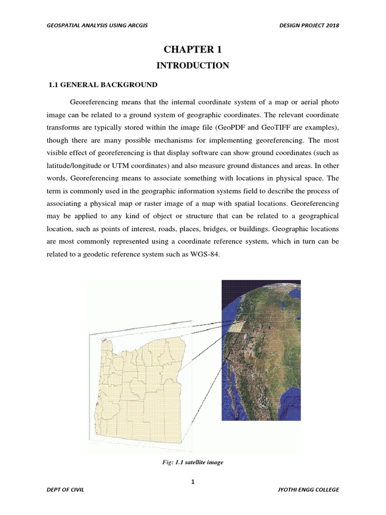 Georeferencing in Geospatial Analysis | PDF | Geographic Information ...