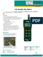 Portable Indoor Air Quality CO Meter: Measures Carbon Dioxide (C0 Temperature, Humidity, Dew Point, and Wet Bulb