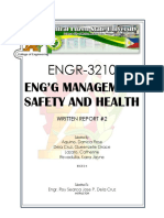 ENGR-3210: Eng'G Management Safety and Health