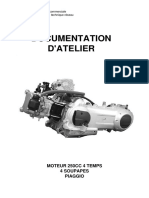M288M - M451M Moteur 250CC 4 Temps 4 Soupapes Piaggio PDF