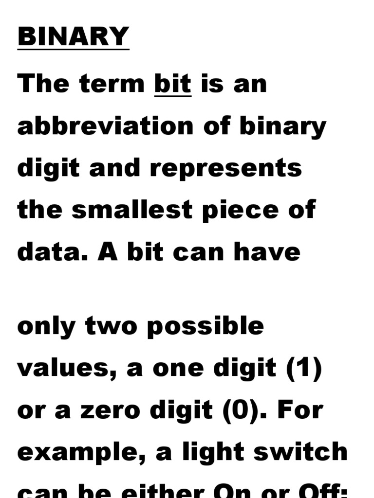 Binary Basics for Beginners | PDF