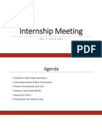 Internship Students Meet