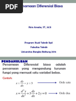 9 - Metode Penyelesaian Diferensial Biasa