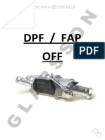 How to turn off DPF and FAP for various vehicle control units