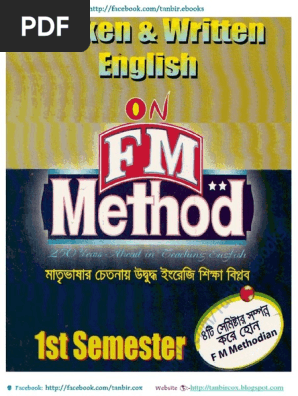 Fm Method Book 1st Semester Final Pdf Pdf