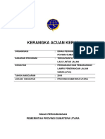 Kerangka Acuan Kerja: Dinas Perhubungan Pemerintah Provinsi Sumatera Utara